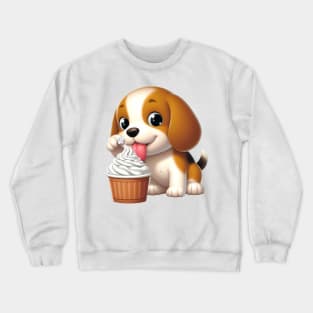 Beagle Pup Cup Crewneck Sweatshirt